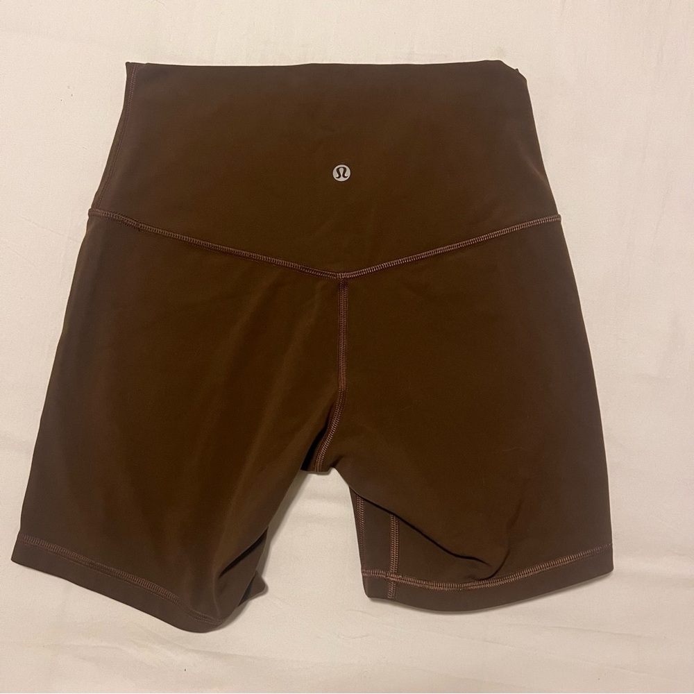 Lululemon align “JAVA” biker shorts